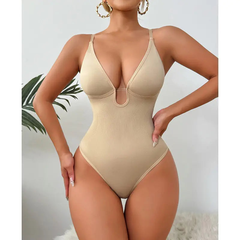 Body gainant décolleté plongeant