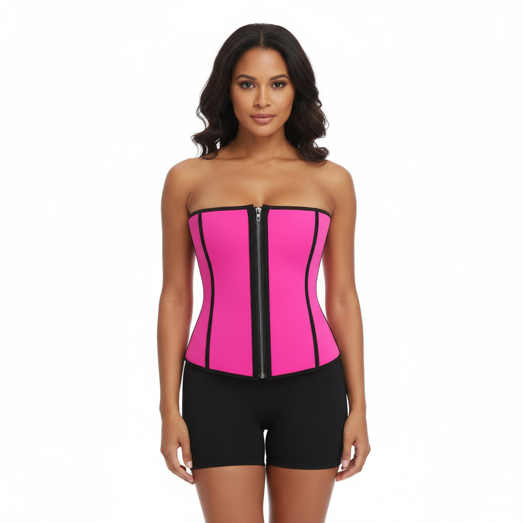 Corset gainant avec fermeture éclair