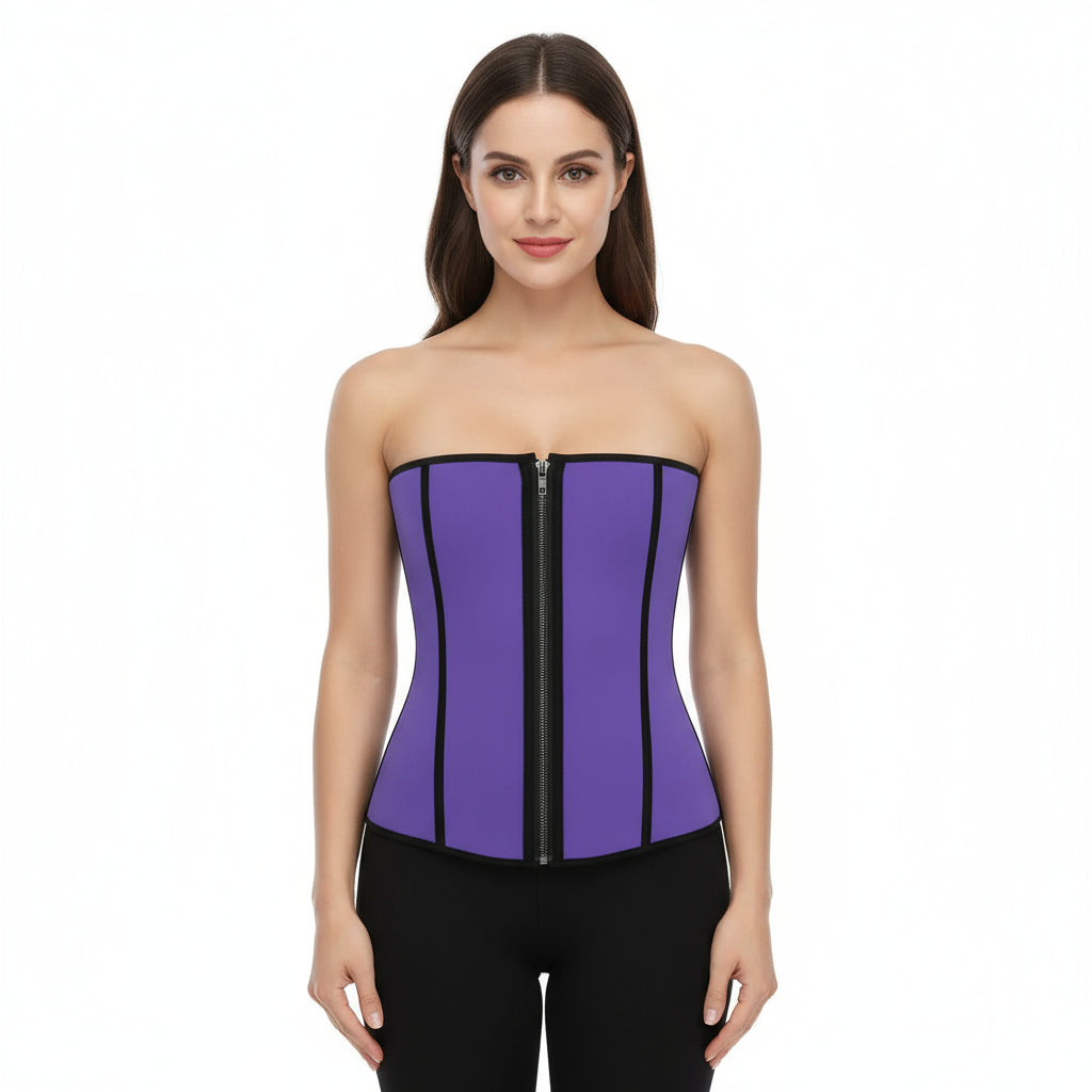 Corset gainant avec fermeture éclair