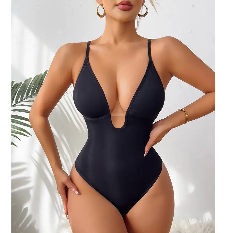 Body gainant décolleté plongeant