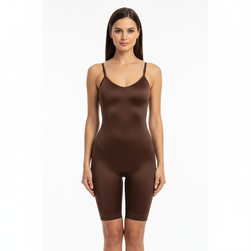 Combinaison gainante post-partum sans couture